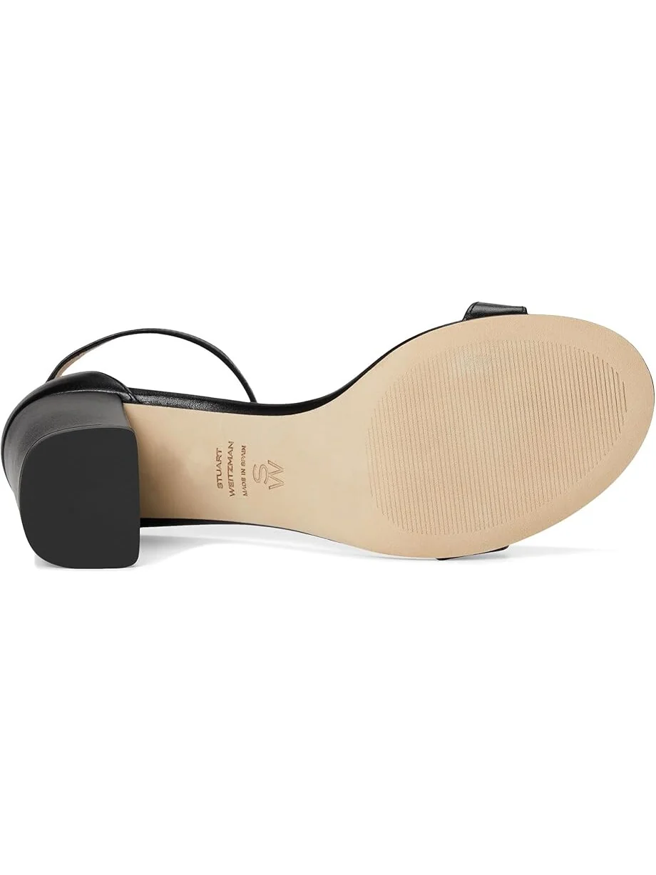 Туфли Stuart Weitzman Nudist Block 75 — изображение 3 из 7, черный