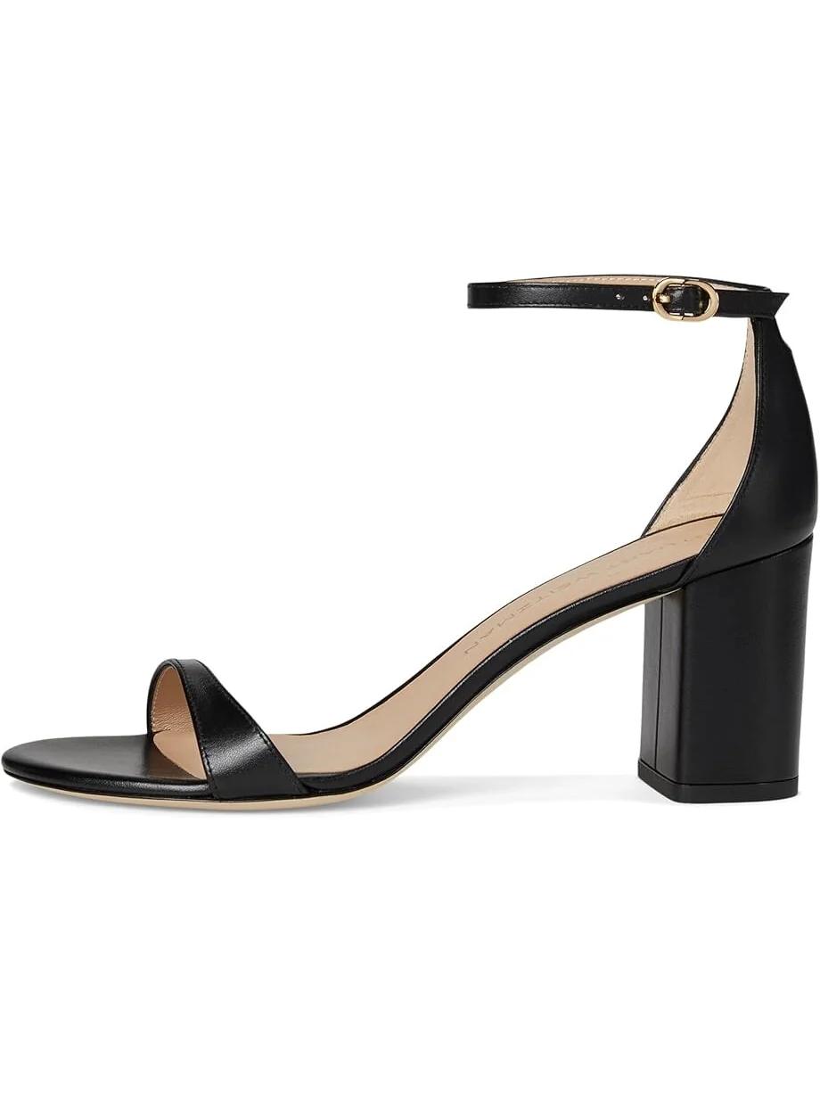 Туфли Stuart Weitzman Nudist Block 75 — изображение 4 из 7, черный