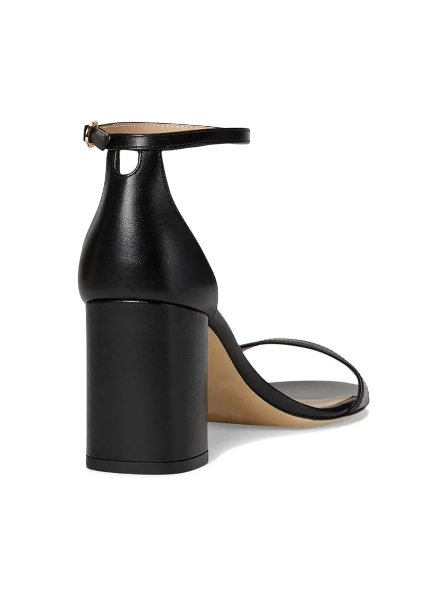 Туфли Stuart Weitzman Nudist Block 75 — изображение 5 из 7, черный