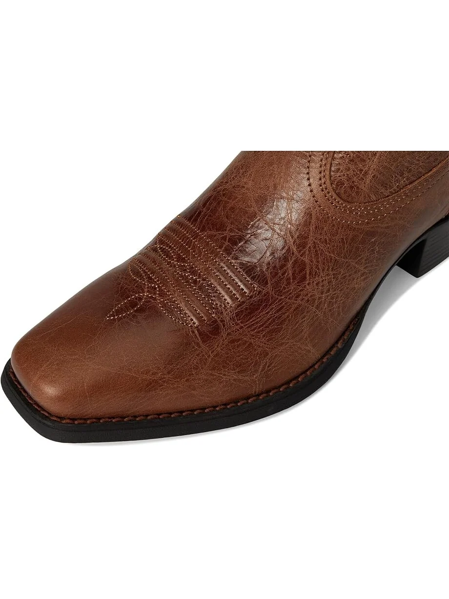 Сапоги женские Ariat Round Up Square Toe ковбойский — изображение 2 из 7, темно-коричневый