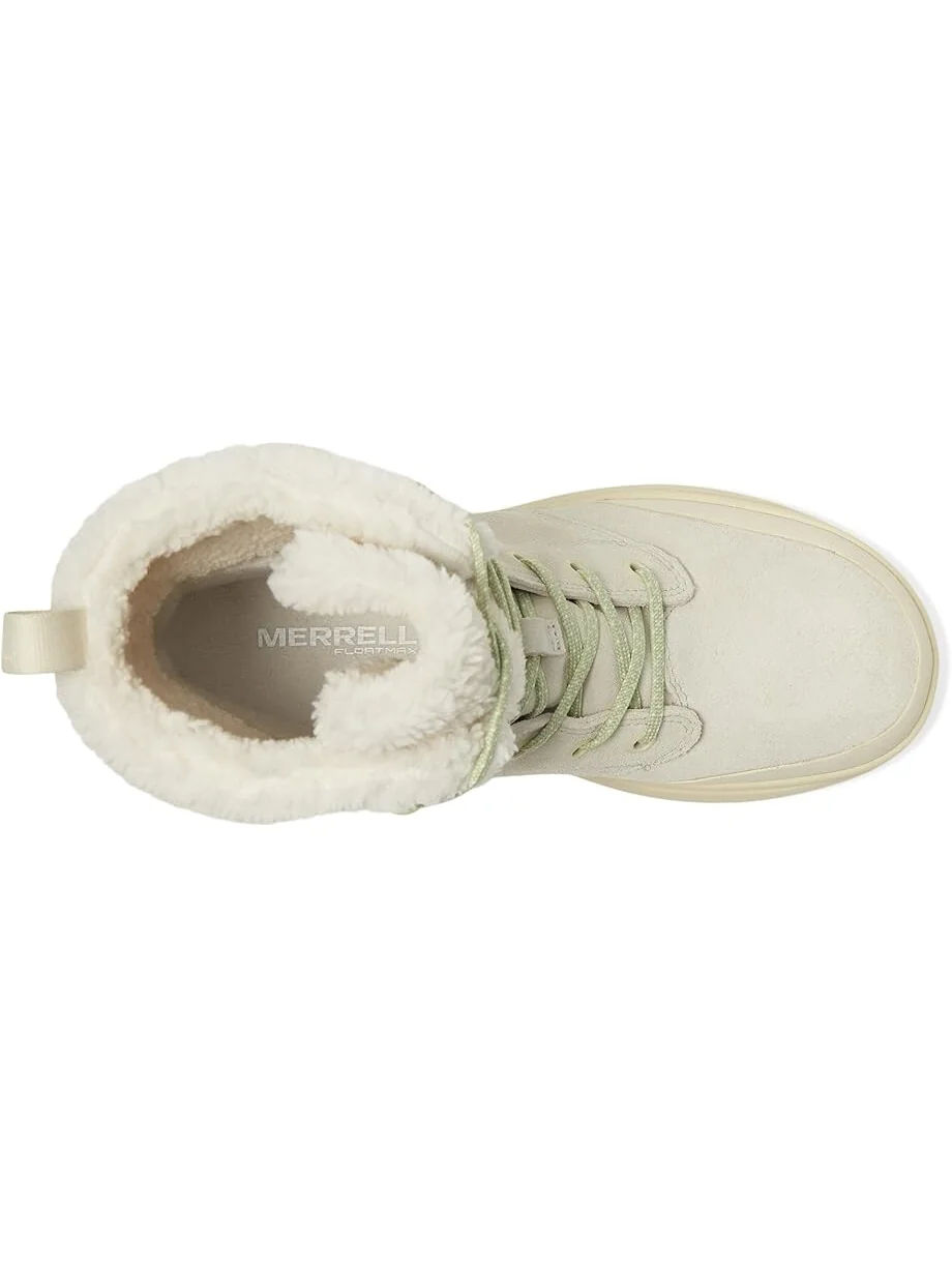Ботинки женские Merrell Marquette Thermo Lace зимние на шнуровке — изображение 2 из 7, кремовый