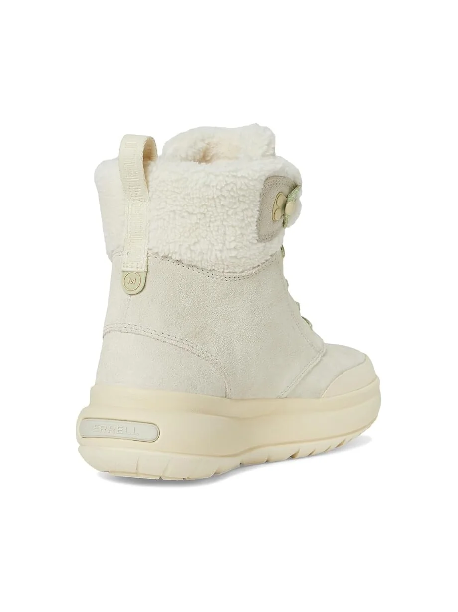 Ботинки женские Merrell Marquette Thermo Lace зимние на шнуровке — изображение 5 из 7, кремовый