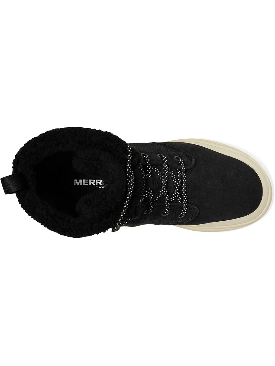 Ботинки женские Merrell Marquette Thermo Lace зимние на шнуровке — изображение 2 из 7, черный