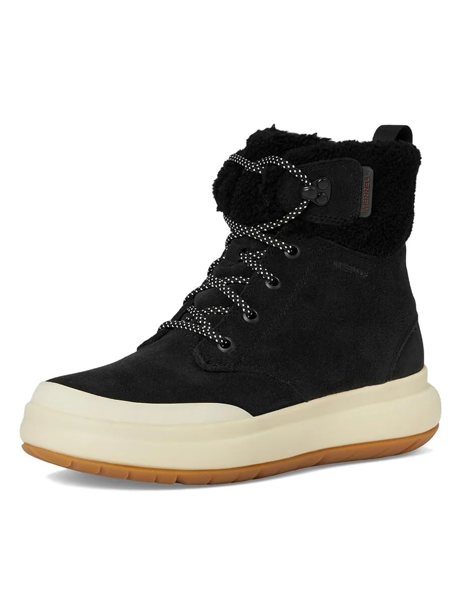 Ботинки женские Merrell Marquette Thermo Lace зимние на шнуровке — изображение 7 из 7, черный