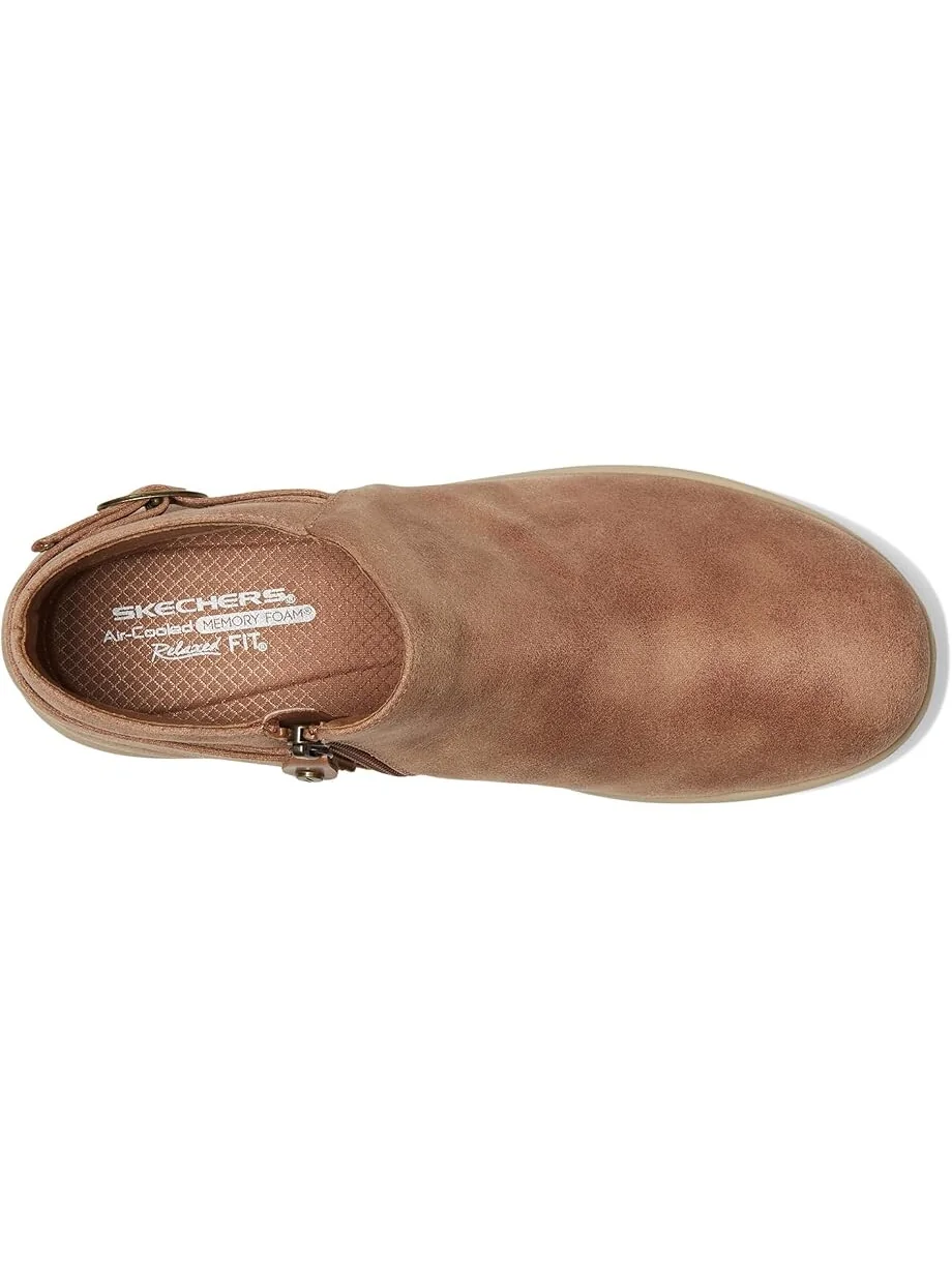 Ботинки женские SKECHERS Lovely Vibe на молнии — изображение 2 из 6, коричневый