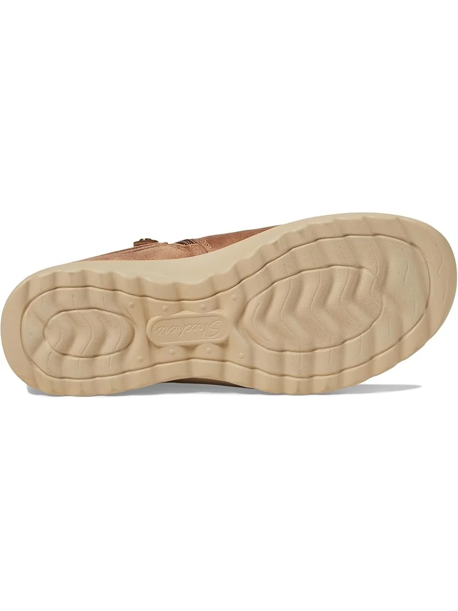 Ботинки женские SKECHERS Lovely Vibe на молнии — изображение 3 из 6, коричневый
