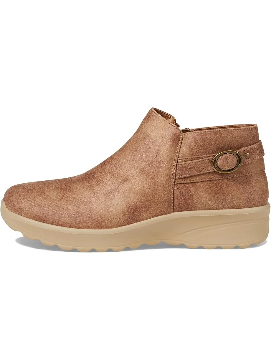 Ботинки женские SKECHERS Lovely Vibe на молнии — изображение 4 из 6, коричневый