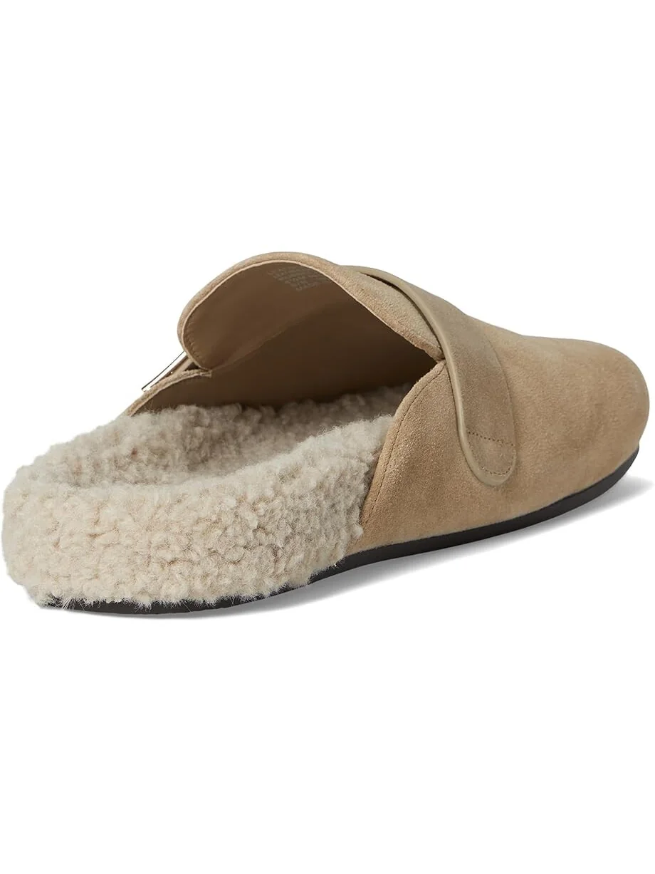Туфли на плоской подошве Tory Burch Mellow Shearling Mule — изображение 5 из 7, серый