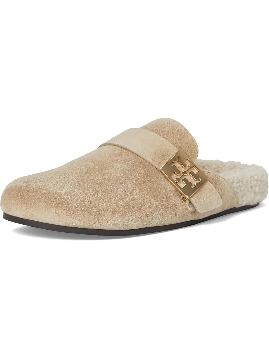 Туфли на плоской подошве Tory Burch Mellow Shearling Mule — изображение 7 из 7, серый