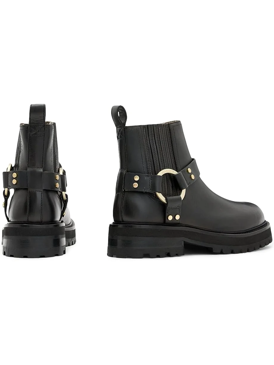 Ботинки AllSaints Maddie Biker Boots — изображение 3 из 4, черный