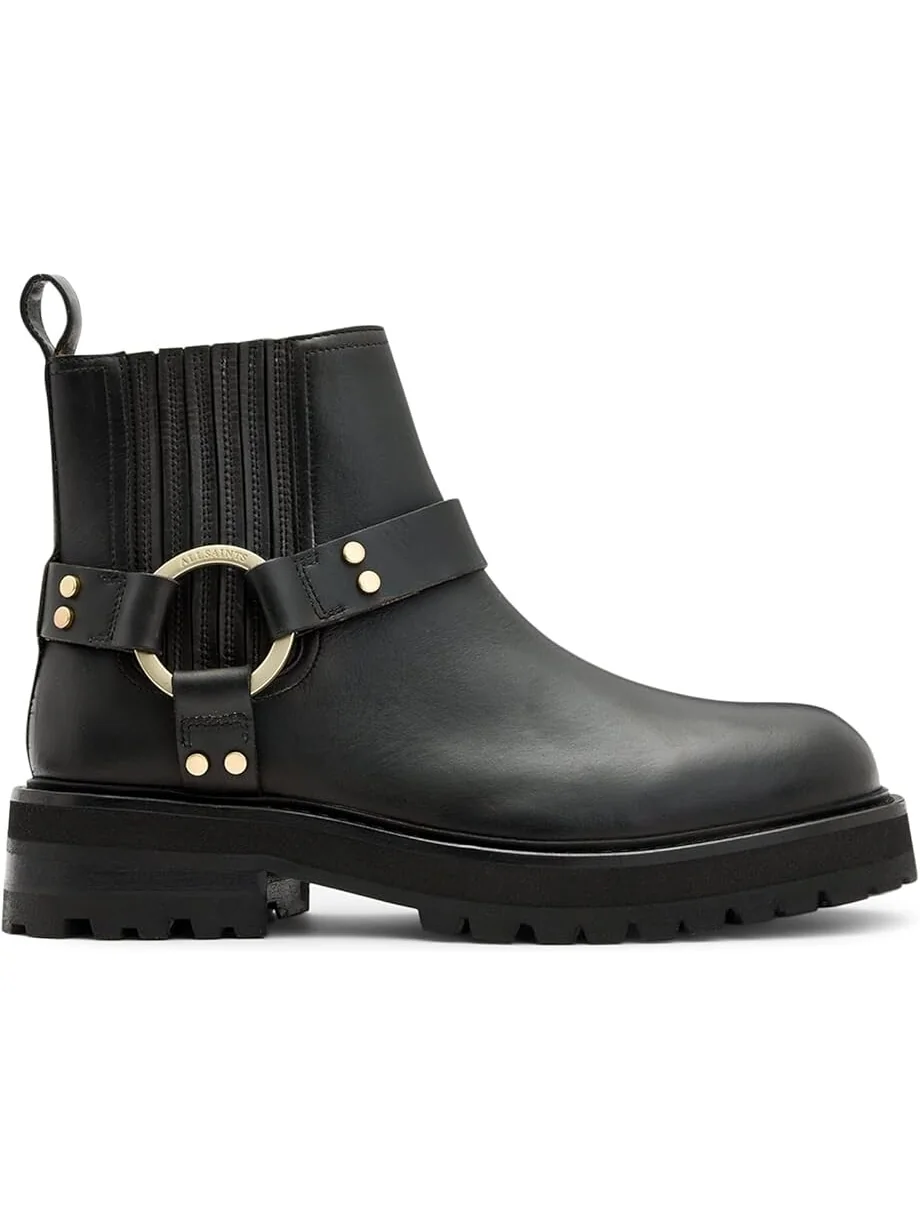 Ботинки AllSaints Maddie Biker Boots — изображение 4 из 4, черный