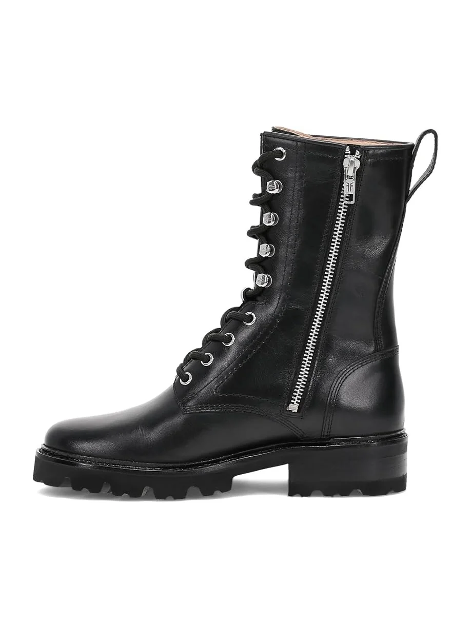 Ботинки Frye Olivia Combat — изображение 4 из 7, черный