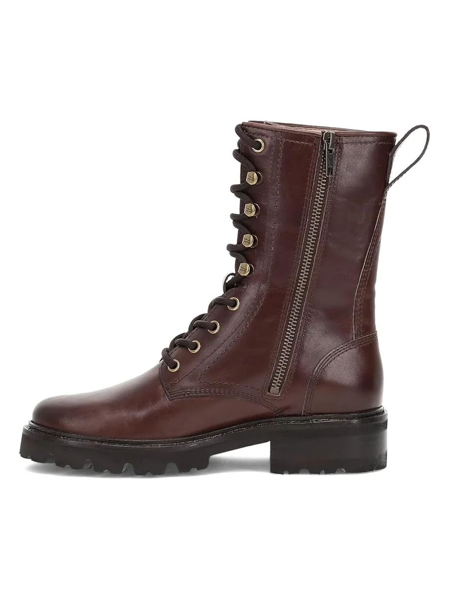 Ботинки Frye Olivia Combat — изображение 4 из 7, бурбон