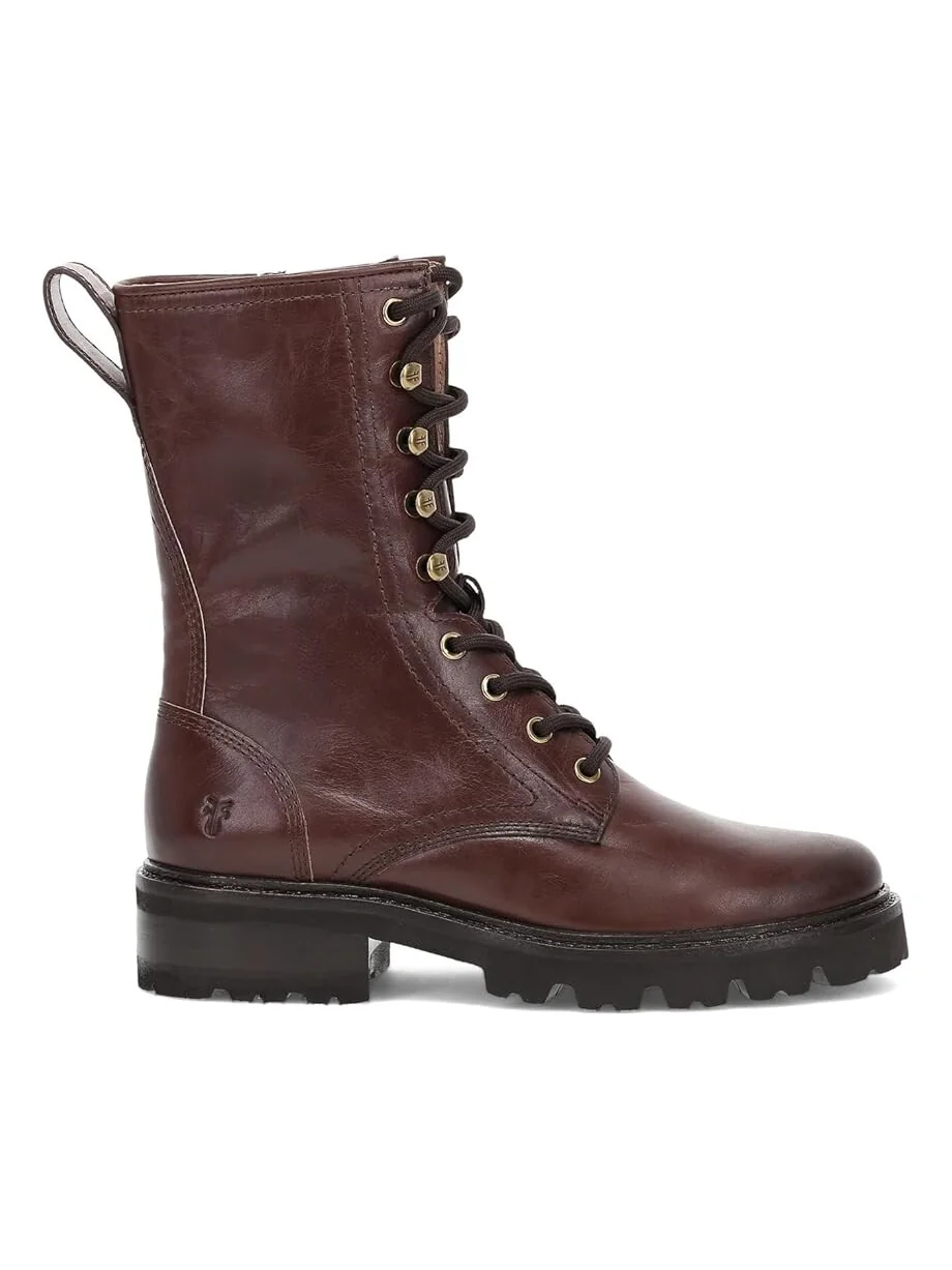 Ботинки Frye Olivia Combat — изображение 6 из 7, бурбон
