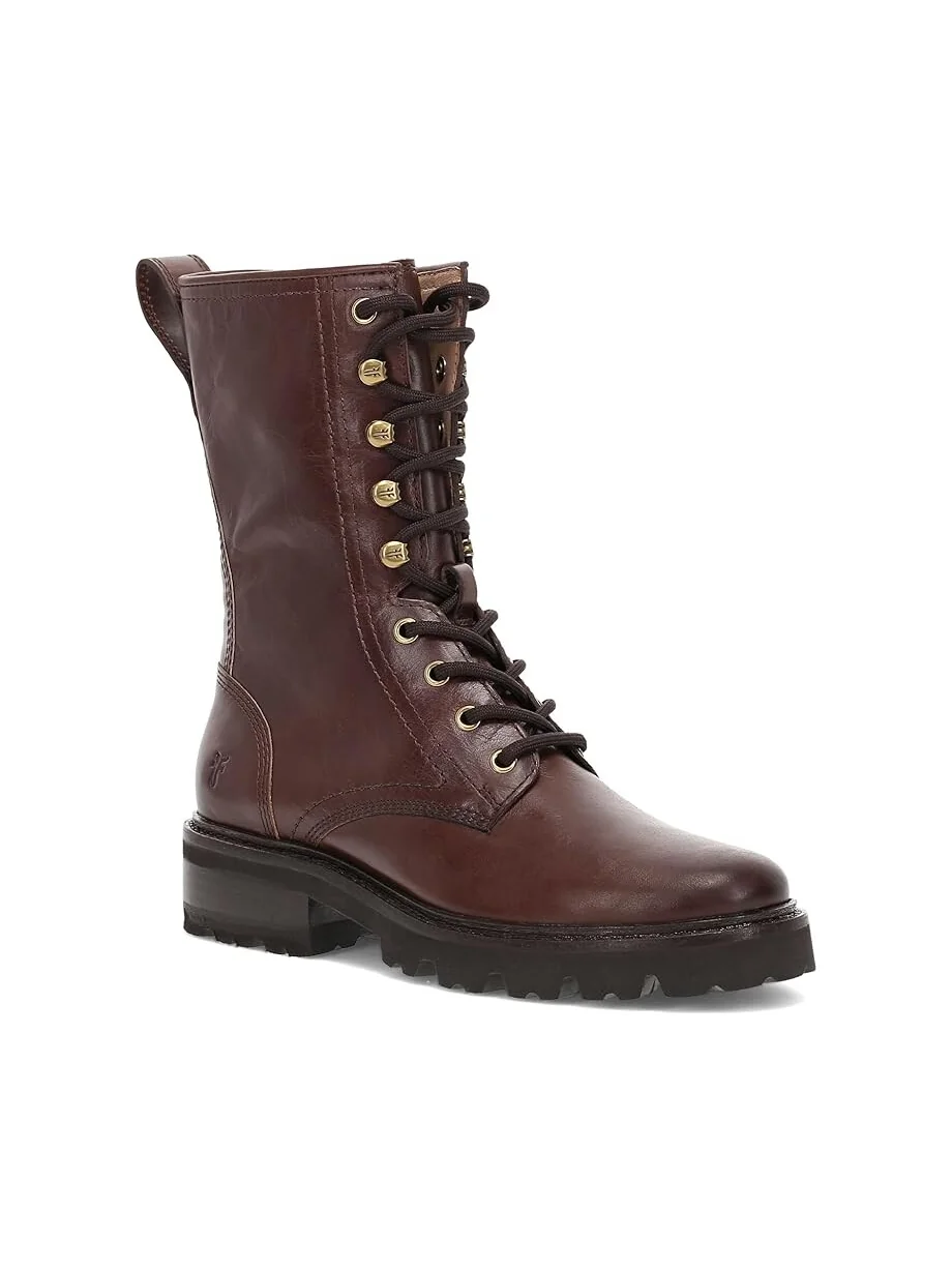 Ботинки Frye Olivia Combat — изображение 7 из 7, бурбон