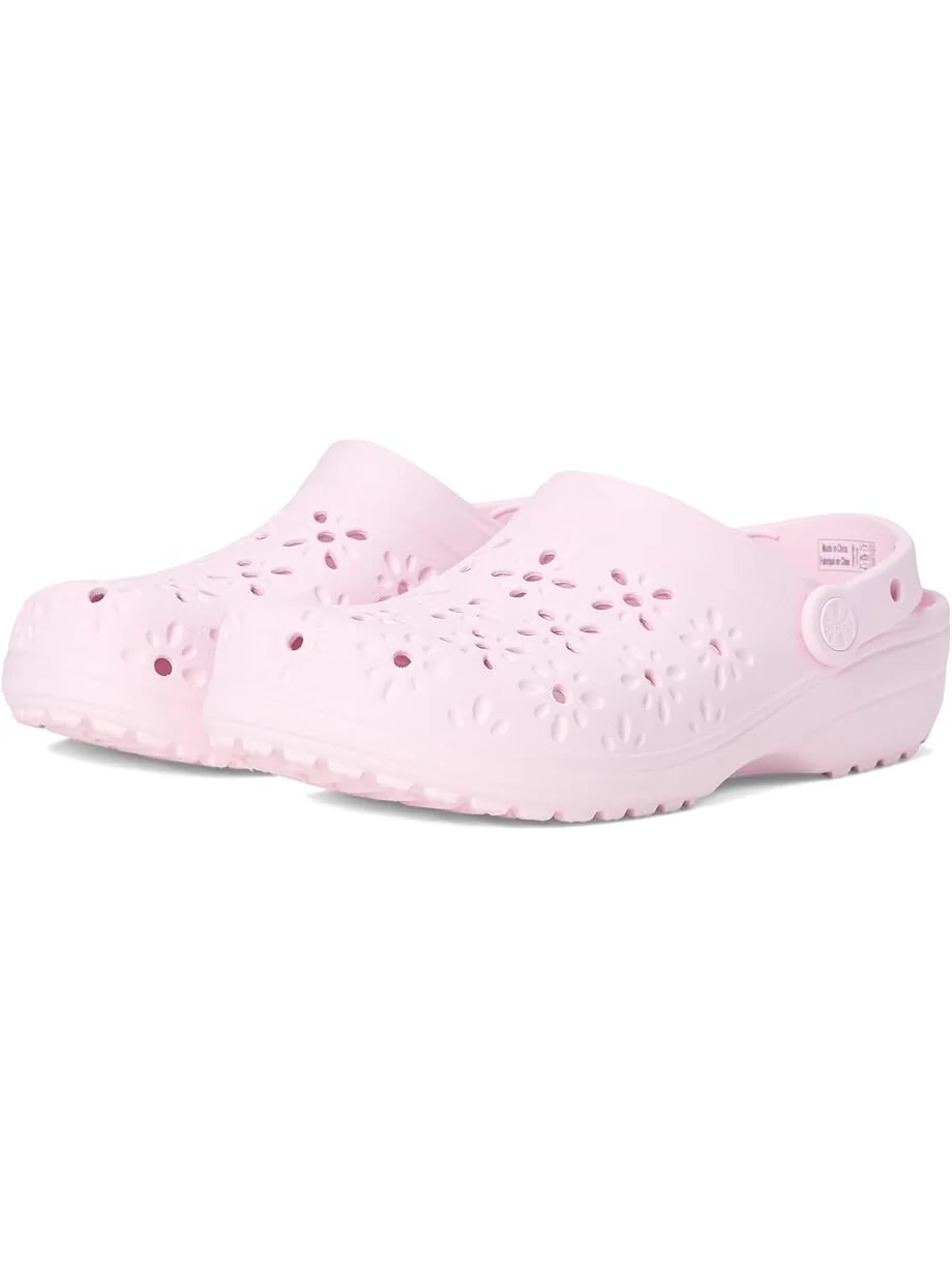 Сабо Unisex Crocs Classic Clogs with Floral Cut Out Design