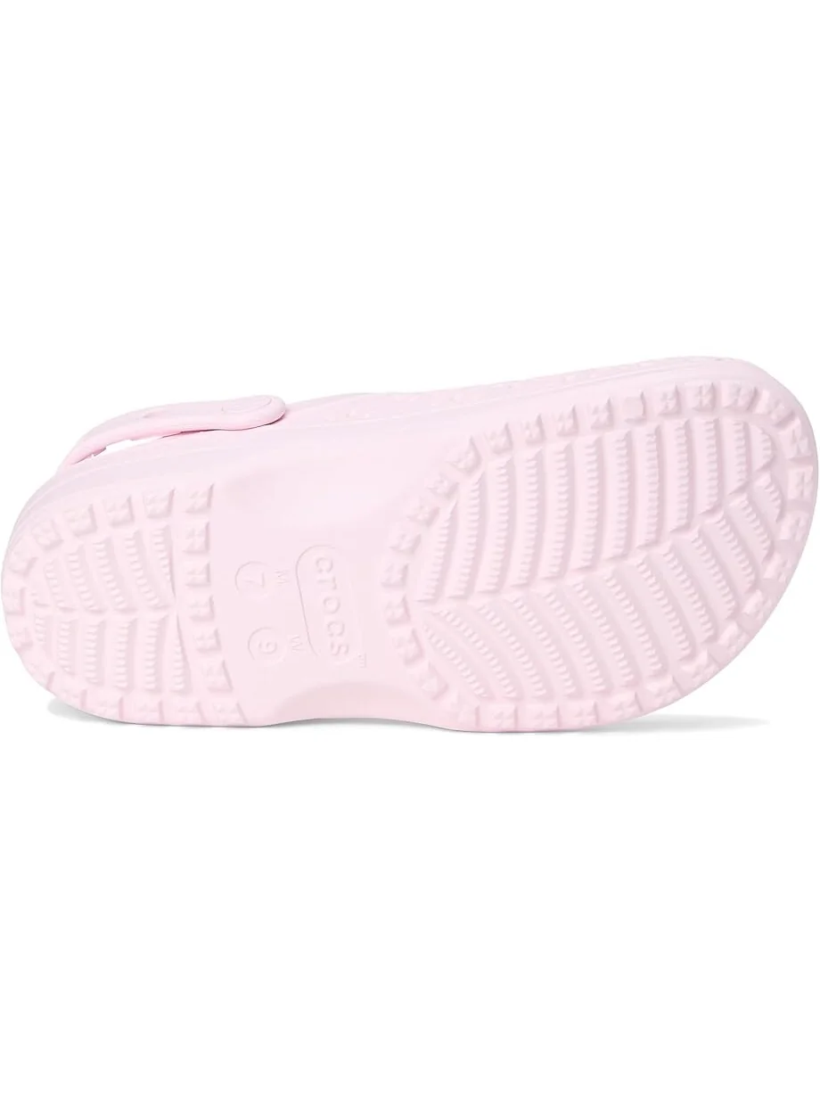 Сабо Unisex Crocs Classic Clogs with Floral Cut Out Design — изображение 3 из 7, розовый