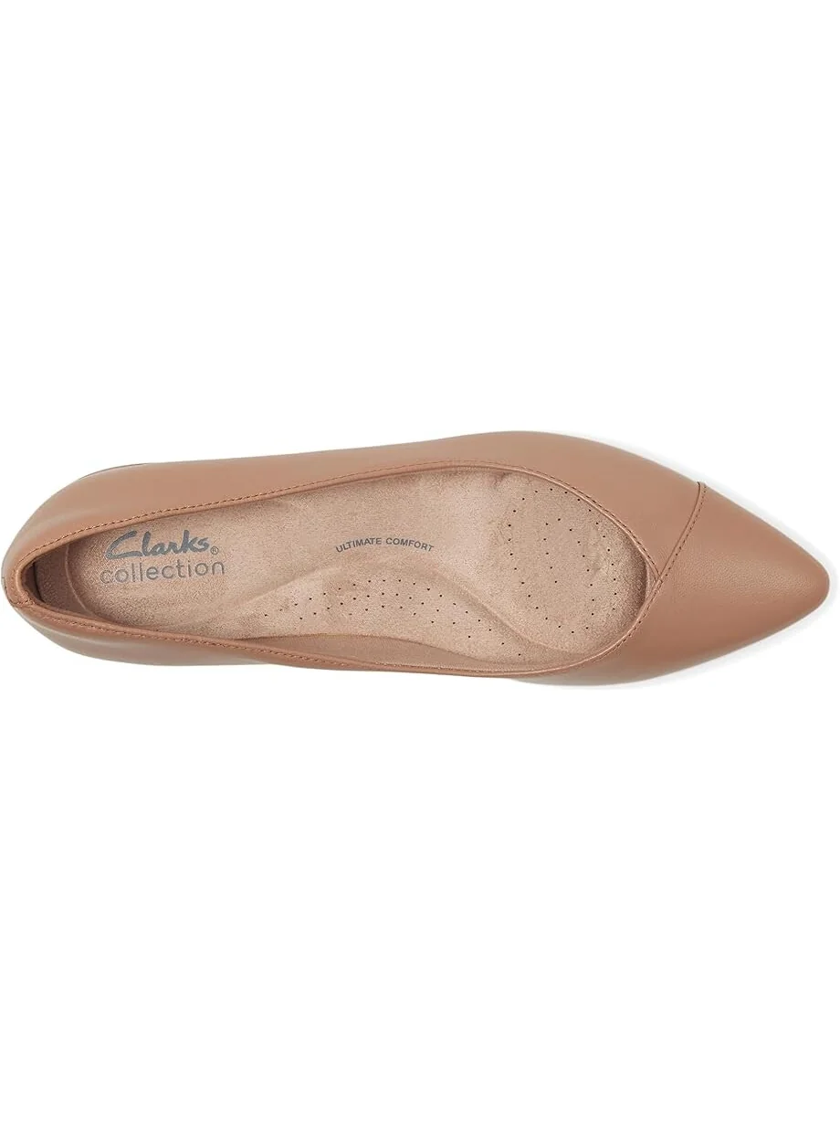Туфли на плоской подошве Clarks Natalyn Wish — изображение 2 из 7, бежевый