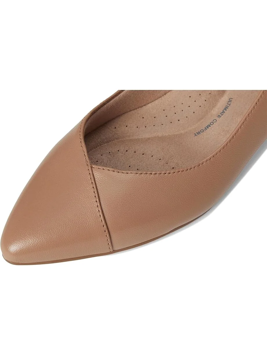 Туфли на плоской подошве Clarks Natalyn Wish — изображение 6 из 7, бежевый