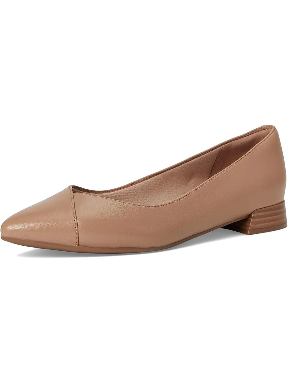 Туфли на плоской подошве Clarks Natalyn Wish — изображение 7 из 7, бежевый