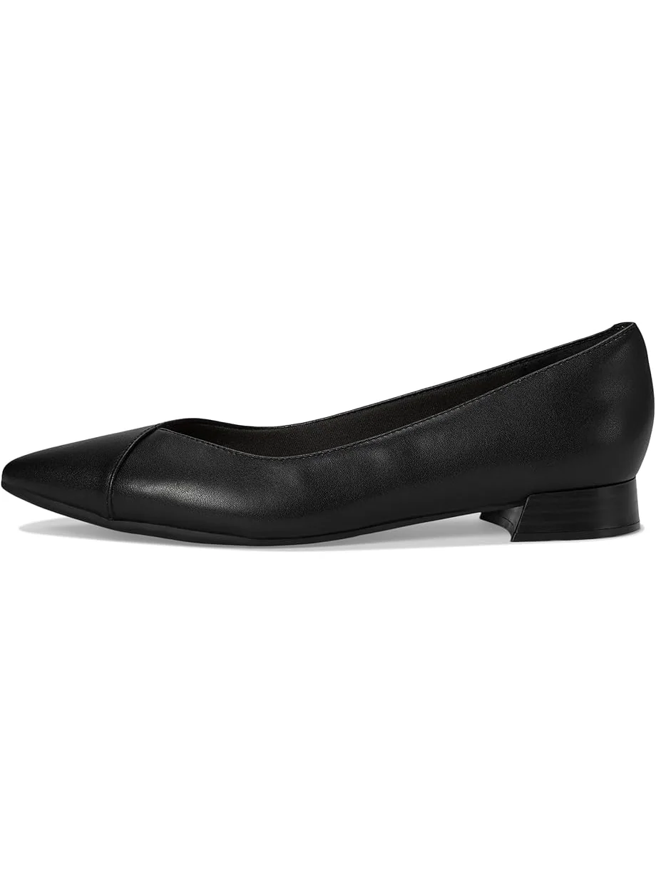 Туфли на плоской подошве Clarks Natalyn Wish — изображение 4 из 7, черный