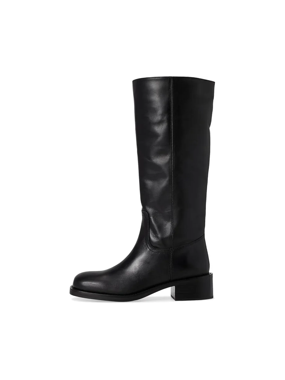 Сапоги женские Steve Madden Riggs с блочным каблуком — изображение 4 из 7, черный