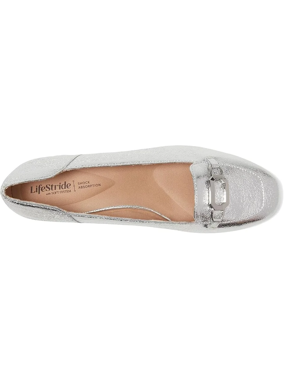 Туфли на плоской подошве LifeStride Celine Skimmers — изображение 2 из 7, серебристый
