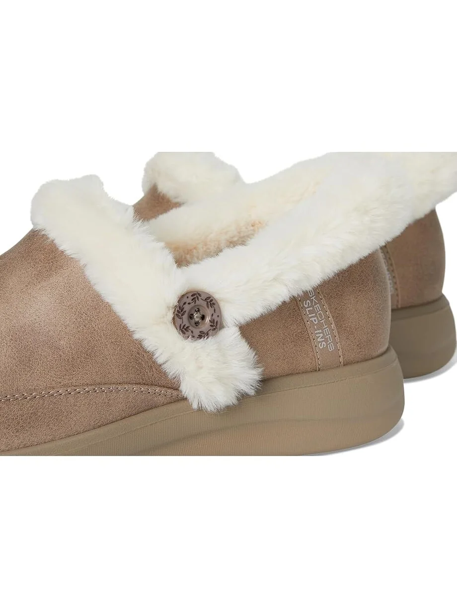 Шлепанцы SKECHERS Cozy Escape - Hands Free Slip-Ins — изображение 6 из 7, серо-коричневый