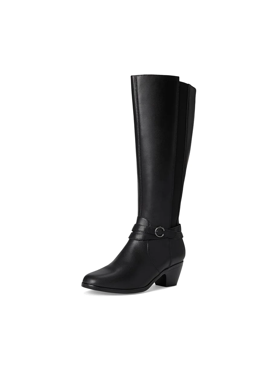 Сапоги женские Clarks Emily 2 Dream кожаные с ремешком — изображение 7 из 7, черный