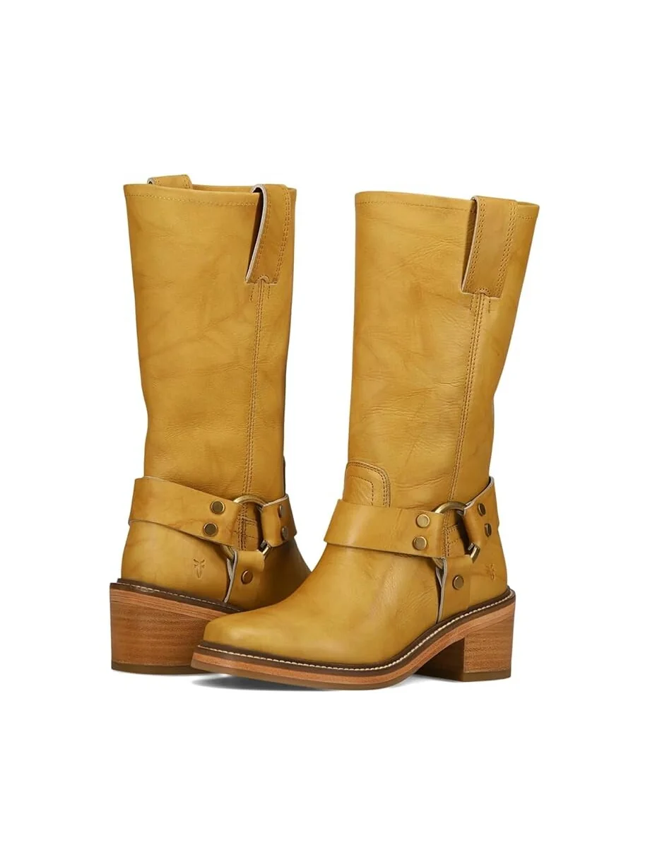 Ботинки Frye Kate Harness — изображение 1 из 5, желтый