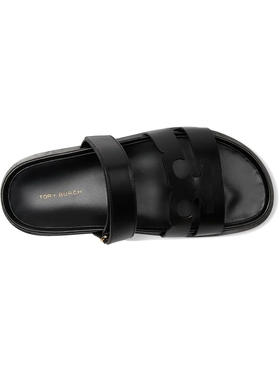 Туфли на плоской подошве Tory Burch Ines Sport Slide — изображение 2 из 7, черный