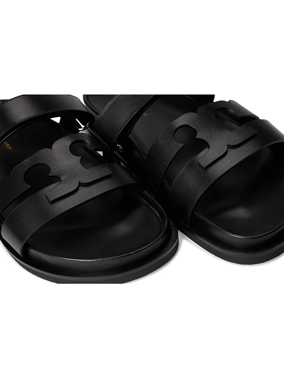 Туфли на плоской подошве Tory Burch Ines Sport Slide — изображение 6 из 7, черный