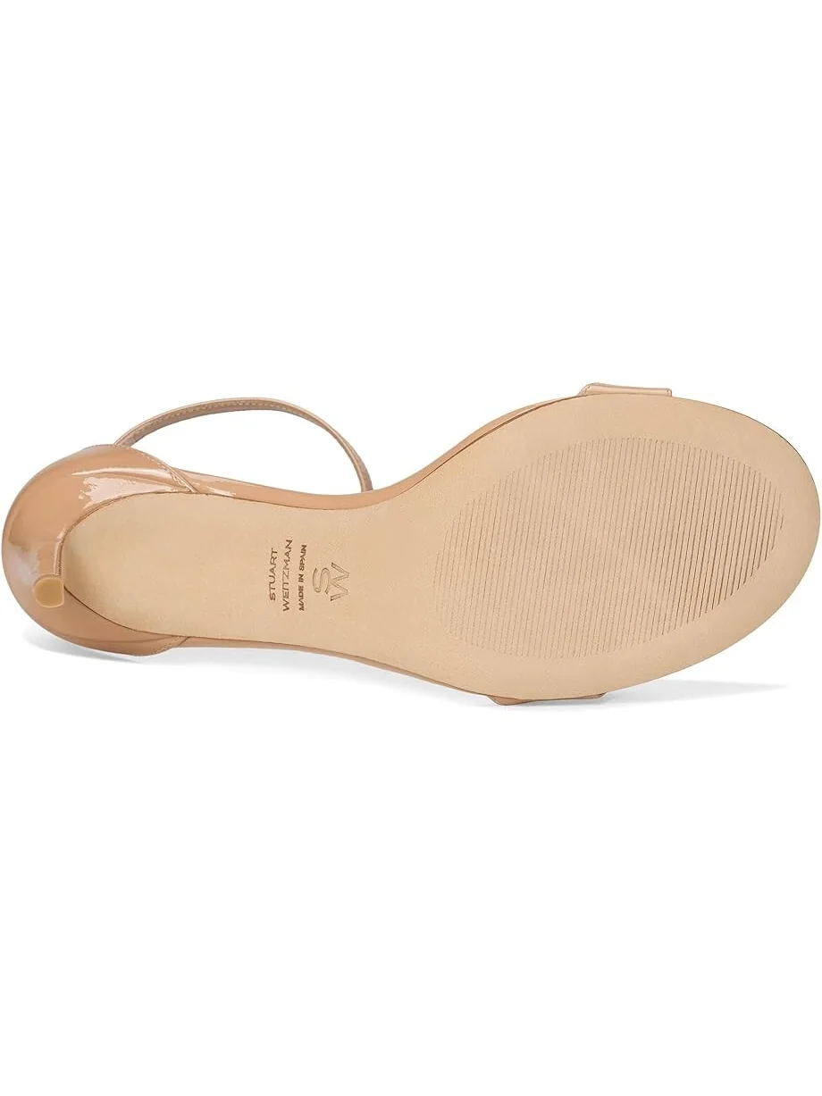 Туфли Stuart Weitzman Nudist Ii Sandal 75 — изображение 3 из 7, адобе