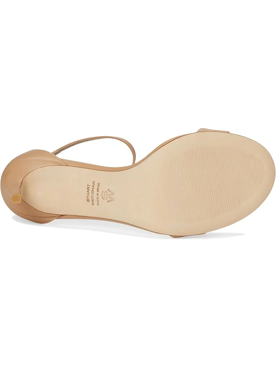 Туфли Stuart Weitzman Nudist Ii Sandal 75 — изображение 3 из 7, адобе
