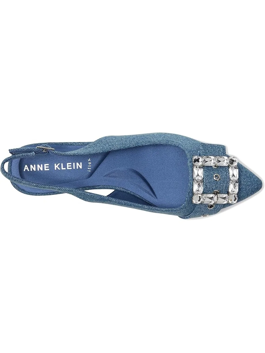 Туфли на плоской подошве Anne Klein Kenni — изображение 2 из 7, джинсовый синий