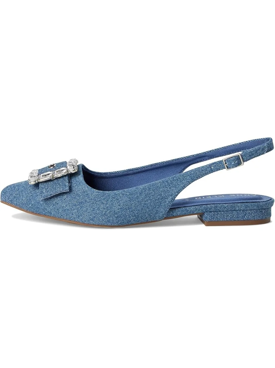 Туфли на плоской подошве Anne Klein Kenni — изображение 4 из 7, джинсовый синий