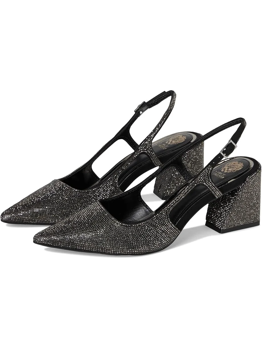 Туфли Vince Camuto Sindreea Rhinestone Block Heel Slingback Pump