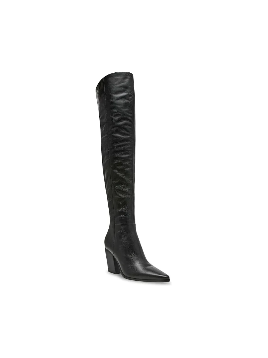 Сапоги женские Steve Madden Bramble высокие с острым носком — изображение 1 из 7, черный