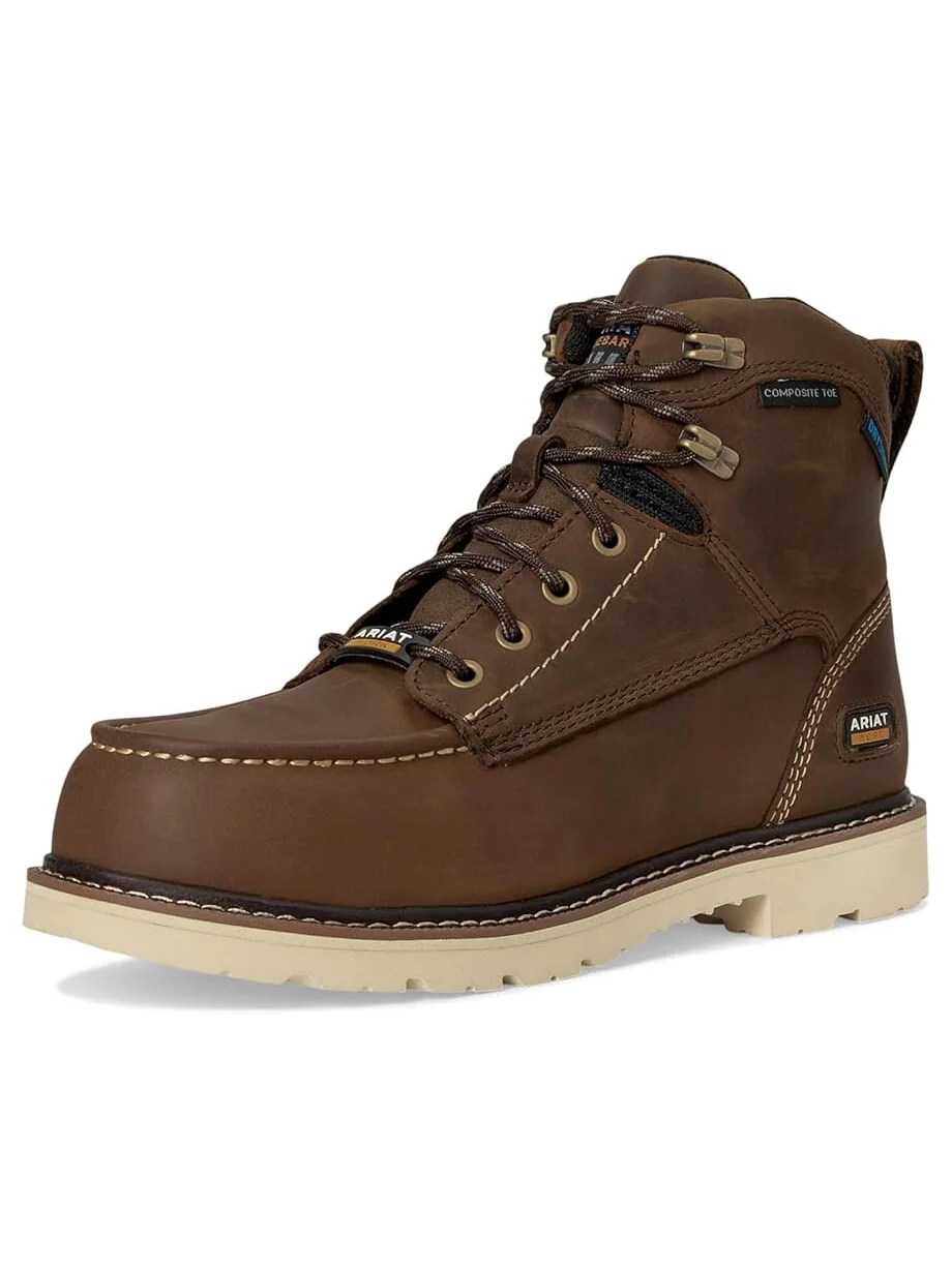 Сапоги женские Ariat Rebar Lift на шнуровке — изображение 7 из 7, коричневый