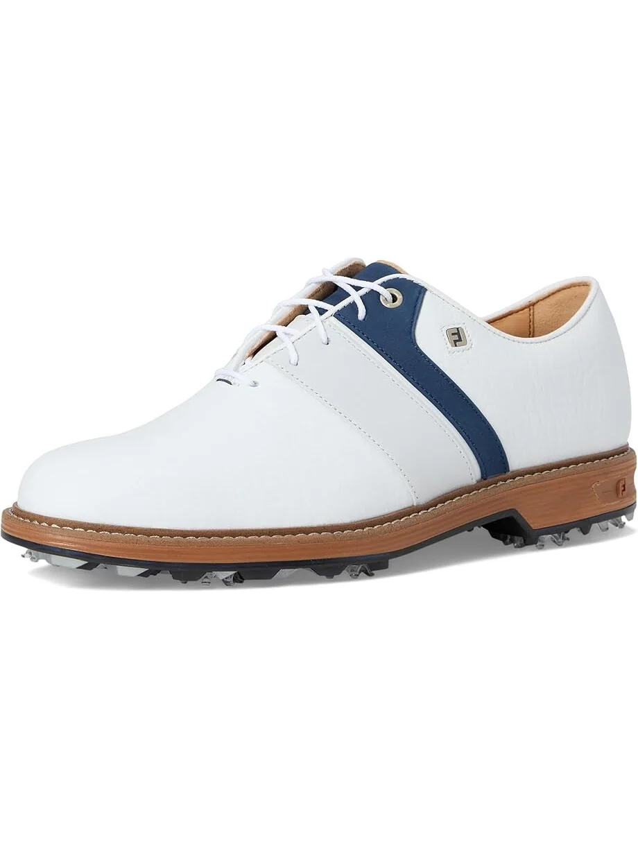 Кроссовки FootJoy Premiere Series Bison Golf Shoes — изображение 7 из 7, белый/темно-синий/белый