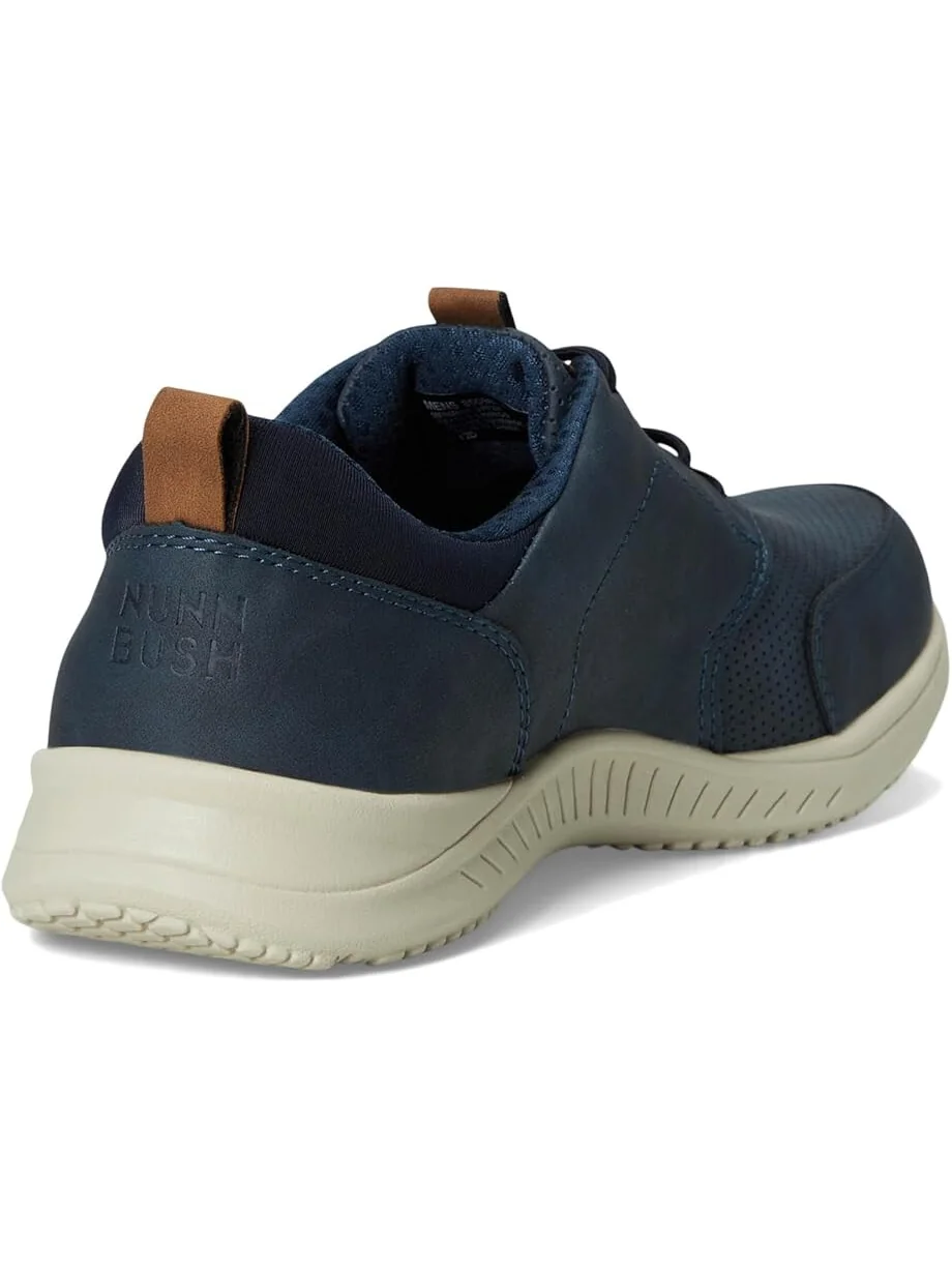 Кроссовки Nunn Bush Conway Moccasin Toe Oxford Casual Lace Up Lightweight Athletic Style — изображение 5 из 7, темно-синий