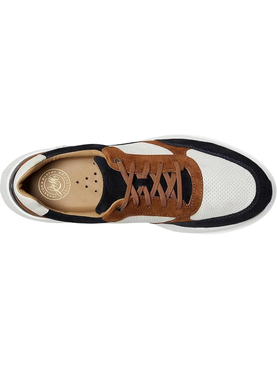 Кроссовки Johnston & Murphy Collection Briley Perfed Jogger — изображение 2 из 6, темно-синий мульти