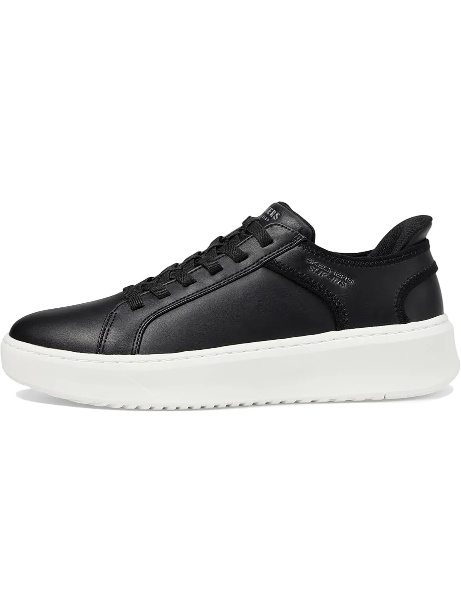 Кроссовки SKECHERS Court Break - Double Vented Hands Free Slip-Ins — изображение 4 из 6, черный
