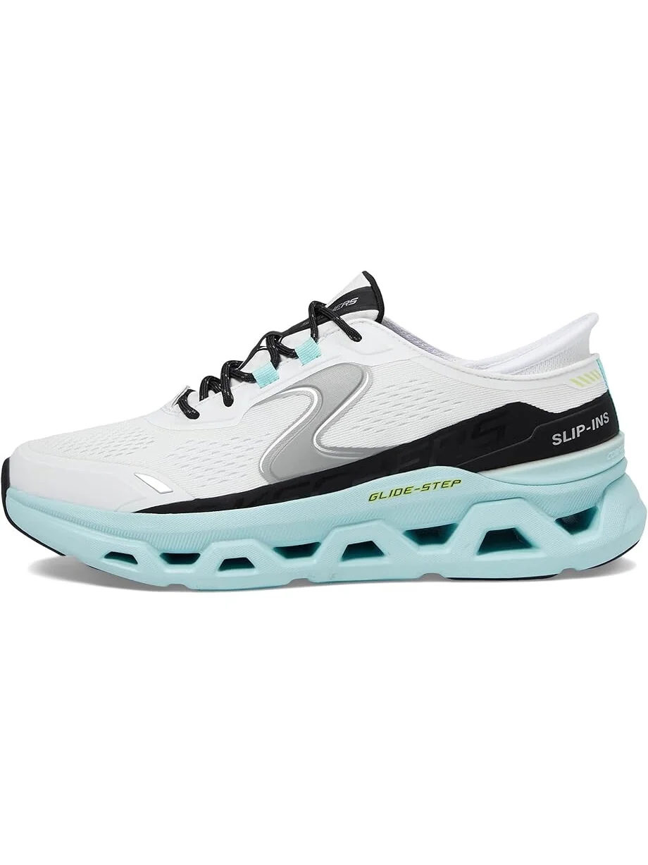 Кроссовки SKECHERS Glide-Step Altus Hands Free Slip-In — изображение 4 из 6, белый/синий