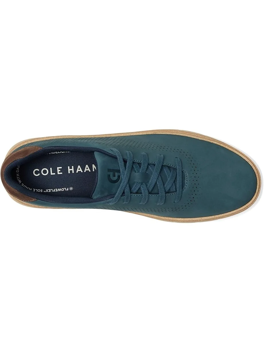 Кроссовки Cole Haan Grandpro Featherarc Laser Sneakers — изображение 2 из 7, синий/бежевый
