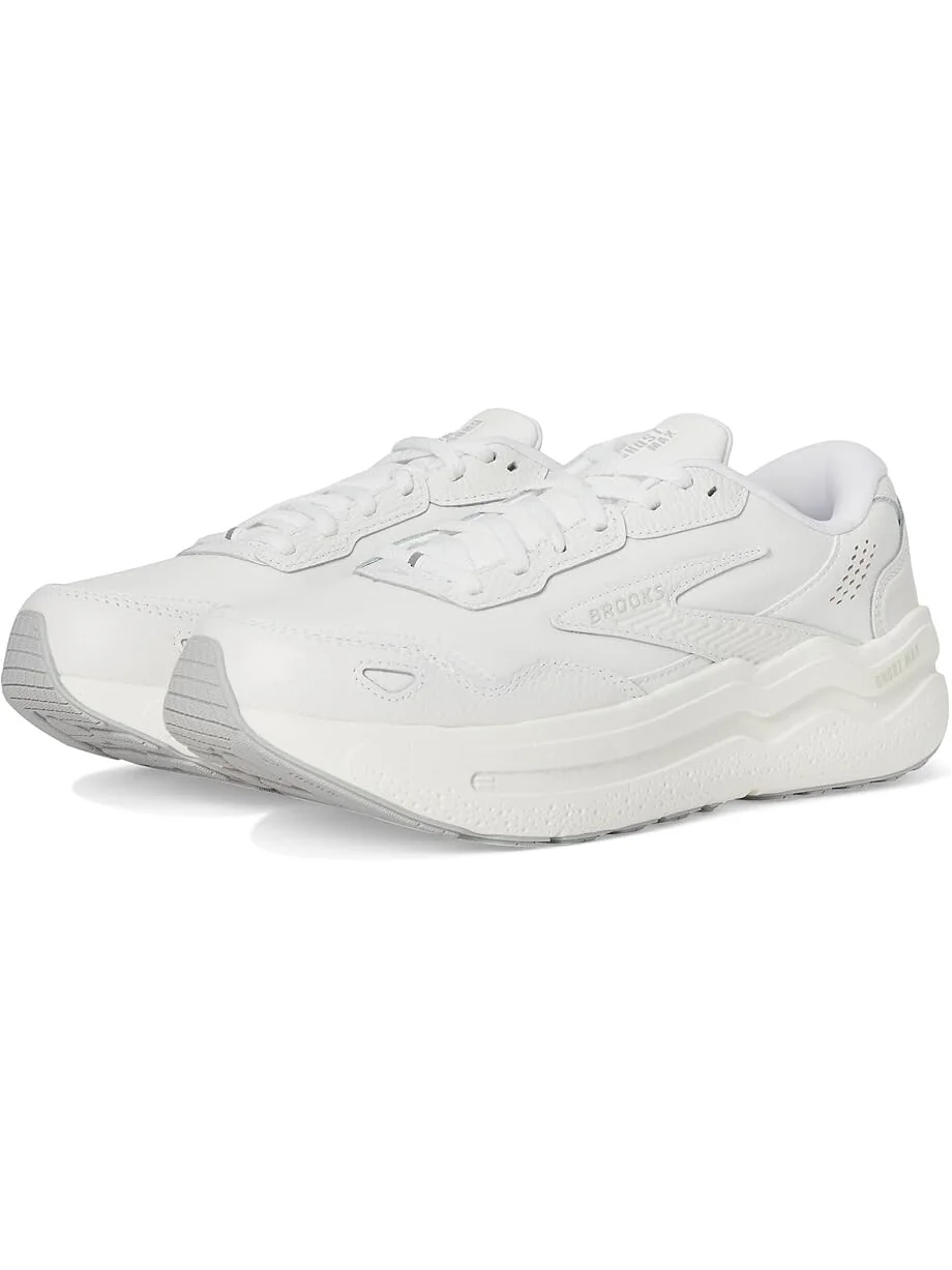 Кроссовки Brooks Ghost Max Leather — изображение 1 из 7, белый/белый