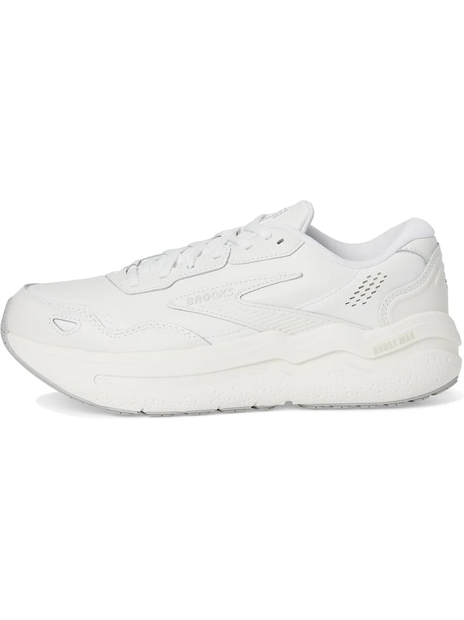 Кроссовки Brooks Ghost Max Leather — изображение 4 из 7, белый/белый