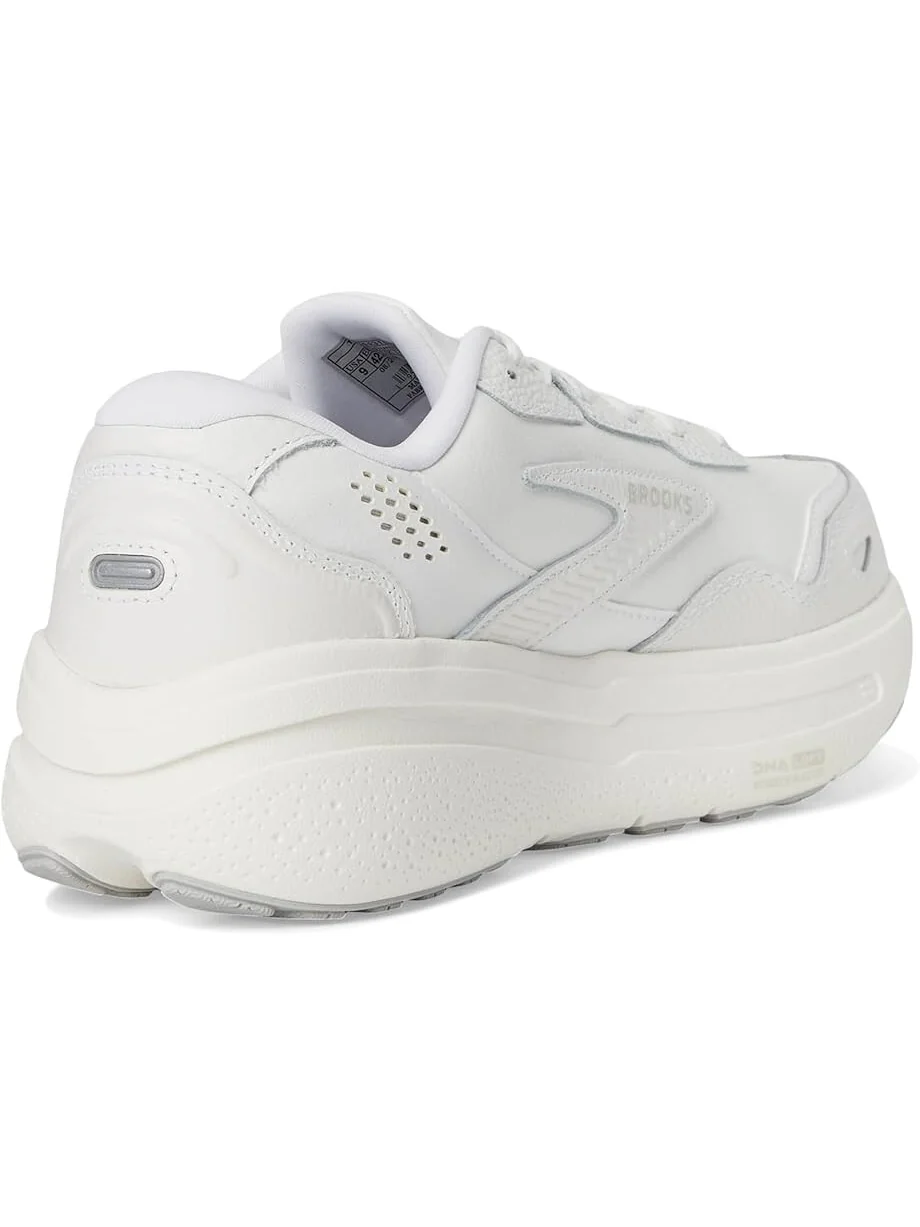 Кроссовки Brooks Ghost Max Leather — изображение 5 из 7, белый/белый