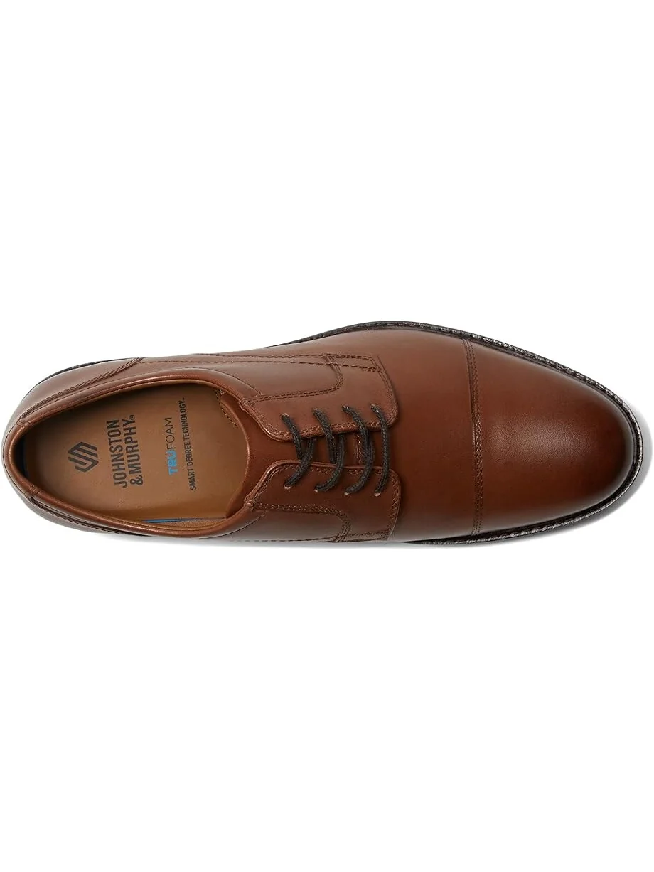 Оксфорды Johnston & Murphy Mason Cap Toe — изображение 2 из 6, бежевый