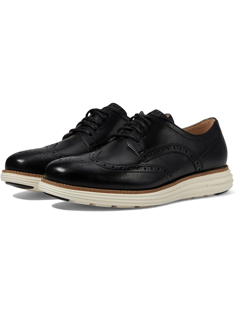 Оксфорды Cole Haan Original Grand Remastered Wing Tip — изображение 1 из 6, черный/слоновая кость
